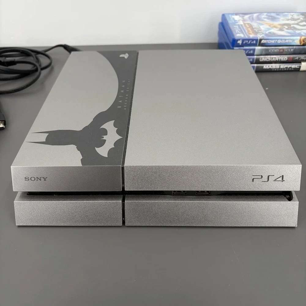 Sony PlayStation 4 PS4 Batman Arkham Knight Console CUH-1115A & Controller Games